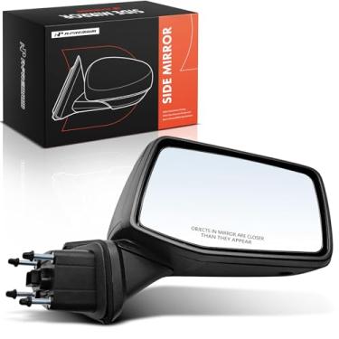Imagem de A-Premium Espelho retrovisor elétrico lateral do passageiro - compatível com Chevrolet Silverado 1500 2019-2025, Silverado 1500 LTD 2022 - Espelho retrovisor externo externo preto dobrável manual