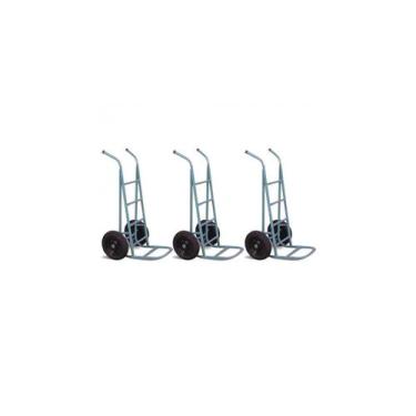 Imagem de Kit com 3 carro armazém 300 kg - pneu câmara - metalpama - 000248