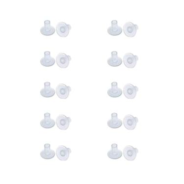 Imagem de EONTAB 10 pares de protetores de salto alto, tampas de reparo de calcanhar para protetores de salto para sapatos perfeitos para casamento, grama, cascalho, eventos ao ar livre (P)