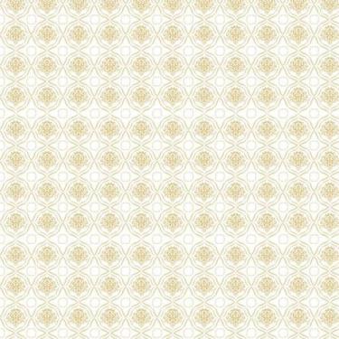 Imagem de Papel De Parede Arabesco Dourado Adesivo Quarto Casal Sala - LRP