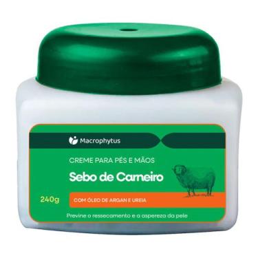 Imagem de Creme Para Pés e Mãos Sebo de Carneiro 240g - Macrophytus