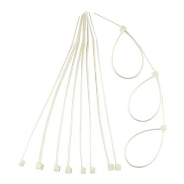 Imagem de Kit 3 Abraçadeira Plástica Branca 100,0x2,5mm Emb.c/100 un. - EDA
