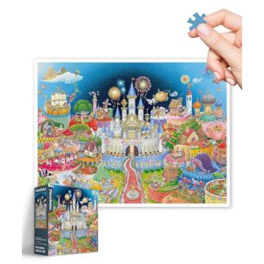 Imagem de PieceRelax Quebra-Cabeças De Plástico Para Adultos, 4.800 Peças - Os Jogos Mesa E Presentes Mais Gratificantes Ano Novo Do Magic Kingdom Shinji Yamamoto, Sem Necessidade Tapete Quebra-Cabeça [H3527]