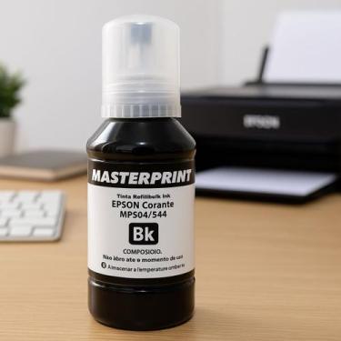 Imagem de Tinta Refil Corante Masterprint 504 544 Preto 127ml  Compatível com Im