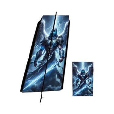 Imagem de Adesivo De Carro Cool À Prova d'Água Skeleton Rider Warrior 2pcs Vinil