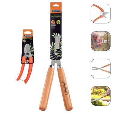 Imagem de Kit tesoura cerca viva/ tesoura poda tramontina - 78330/625