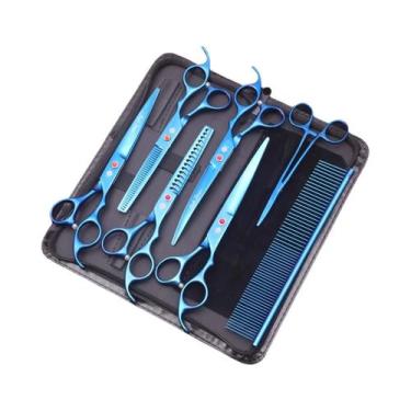 Imagem de Tesoura De Aço Inoxidável De 7 Polegadas Para Cães E Gatos  Corte De P