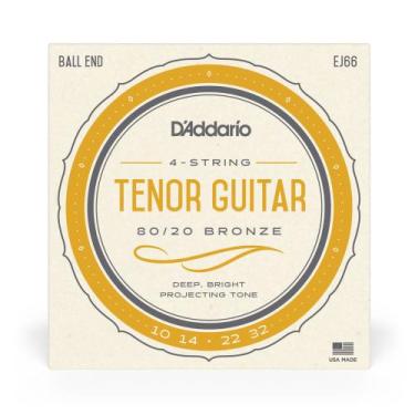 Imagem de Encordoamento Violão Tenor Aço DAddario Bronze 80/20 EJ66 - Daddario A