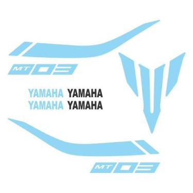 Imagem de Adesivo Faixas MT-03 2019 à 2020 - Cromo Sign