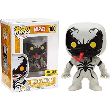 Imagem de Funko Anti-Venom (exclusivo Hot Topic): Boneco de vinil Marvel Universe x POP! e 1 pacote protetor gráfico de plástico PET [#100 / 06181 - B]