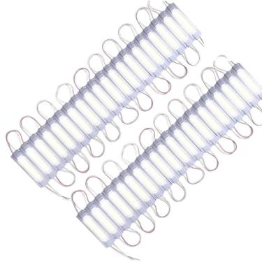 Imagem de Juren Módulo LED COB de 40 peças, 80-100 lm, cada módulo, luz decorativa à prova d'água para letreiros publicitários com fita adesiva traseira (branco)