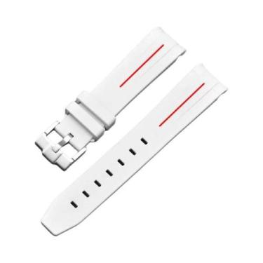 Imagem de Pulseira De Silicone Unissex 20mm Para Omega Swatch MoonSwatch Strap D