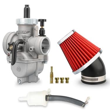 Imagem de NIBBI Kit de carburador PE28 de 28 mm serve para motores de motocicleta 200cc-250cc para GY6 Dirt Bike Pit Bike ATV Scooter Moped Apollo SSR TTR KYMCO SYM TAOTAO