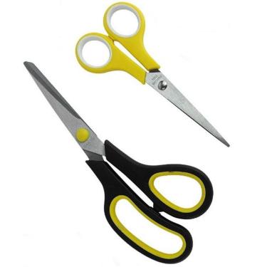 Imagem de Kit Tesoura Multiuso 2 Un Escritório Uso Geral