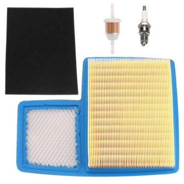 Imagem de HONEYRAIN G16 Kit de afinação de filtro de ar para Yamaha G16A G19 G20 G21 G22 G22A G29 Drive Gas Golf Cart 1996-UP 4 Cycle Engine Substitui JN6-E4450-00 JN6-E4450-01 com plugue de ignição de filtro de combustível