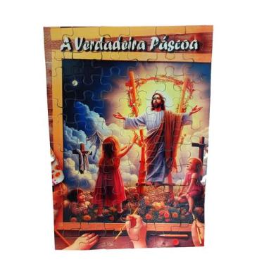 Imagem de Kit de Produtos Revenda para Páscoa  - Quebra-cabeças a Verdadeira Pás