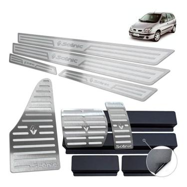 Imagem de Soleira Pedaleira Descanso Scenic 2001 A 2011 Auto Prata AR