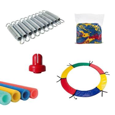 Imagem de Kit de Acessórios para Reposição Cama Elástica de 2,44m ou 2,50m ChicoPlay - PERSONALIZADO