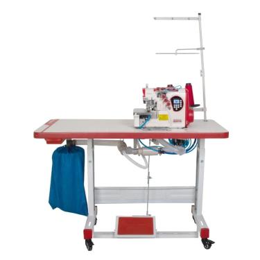 Imagem de Máquina Costura Overlock com Embutidor de Correntinha Automática Eletrônica SS20D-3PBK-UT-CQ-PR-QI 220V - Sun Special