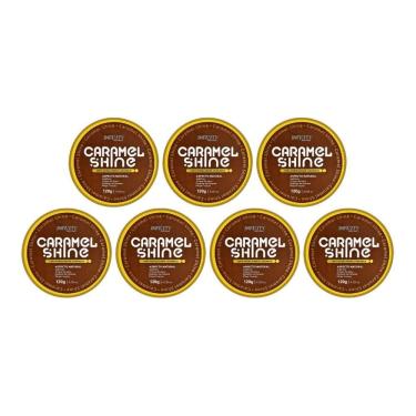 Imagem de Pomada Capilar Infinity Caramel Shine Cera 120G-Kit C/7Un