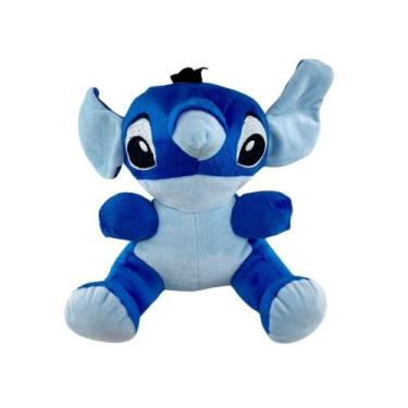 Imagem de Urso Stitch de Pelúcia 20 cm Rosa e Azul Pelúcia Fofinha - Girassol En