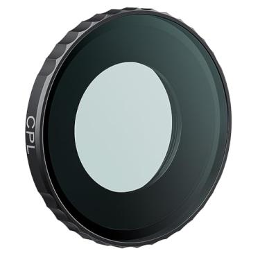 Imagem de Coyktonty Conjunto de filtros à prova d'água de filtro/lente para Insta360 GO Ultra, moldura de liga de alumínio, vidro óptico de alta definição, à prova d'água, resistente a arranhões e óleo (CPL)