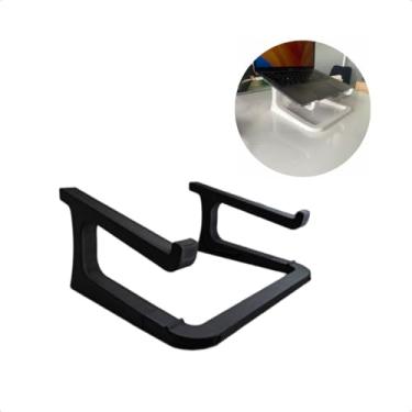 Imagem de Suporte de Mesa para Notebook e Laptop, Design Moderno, Ergonômico, Ajustável, Antiderrapante (preto)