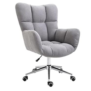 Imagem de Cadeiras de secretária de escritório cadeira de escritório ergonómica cadeira de secretária giratória com elevação cadeira de computador de altura ajustável com apoio de braços cadeiras executivas