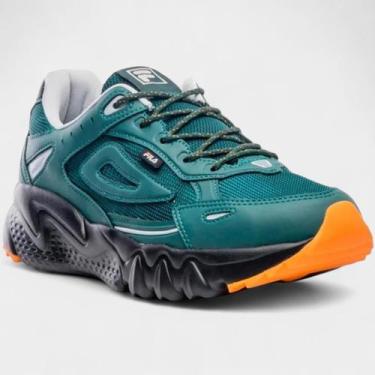 Imagem de Tênis Fila Venture Tracer 2 Masculino - Verde e Preto, 41