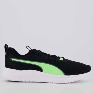 Imagem de Tênis Puma Resolve Smooth Preto e Verde, 42