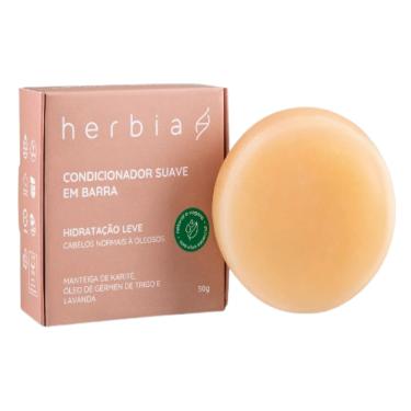 Imagem de Condicionador em Barra para Cabelos Normais à Oleosos Herbia 50g