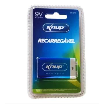 Imagem de Bateria 9V Recarregável 450Mah Ni-Mh KP-BT9V
