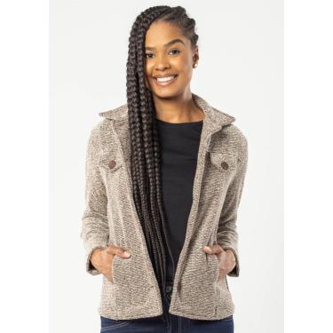 Imagem de Casaco Pau a Pique Tweed Marrom