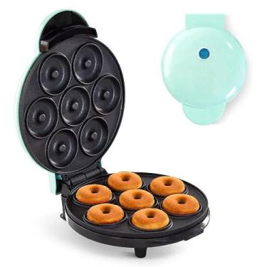 Imagem de Maquina Donuts Rosquinha Biscoito Antiaderente VERMELHO 110v 7 Donuts 