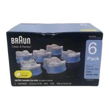 Imagem de Refil De Limpeza Braun Lemon Frash Clean & Renew com 6 cartuchos