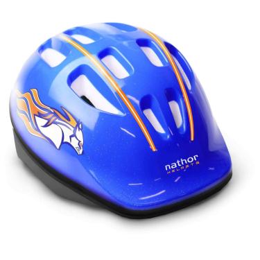 Imagem de Acessorio Para Bicicleta Capacete Infantil Azul Nathor Azul