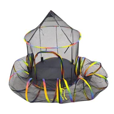 Imagem de Ｂｅｓｇａ Tubo e tenda para gatos, brinquedo interativo, esconderijo, centro de atividades, gaiola, casa, gatinho, túnel para gatinhos, coelhos, cães, gatos