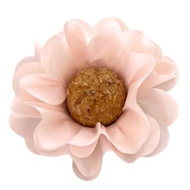 Imagem de 50 Forminhas Flor Doces Finos Super Volume Tons de Rosa (nude)