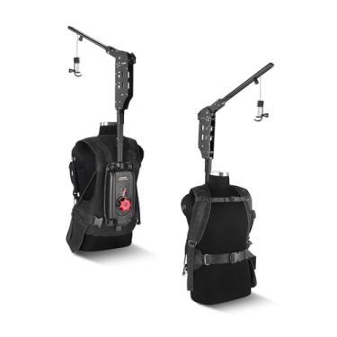 Imagem de Flycam Flowline Master com colete profissional e braço de estabilização V1 para gimbals de câmera. Rotação do braço de 180°. Carga útil de até 4-12 kg (8-26,4 lb). (FLN-MSTR-EGV1)