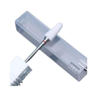 Imagem de Brocas De Cerâmica Rosa E Azul Para Fresadora De Unhas, Acessórios Par