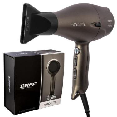 Imagem de Secador Cabelo Taiff Profissional Unique Digital 3100w 220v, Preto, 22