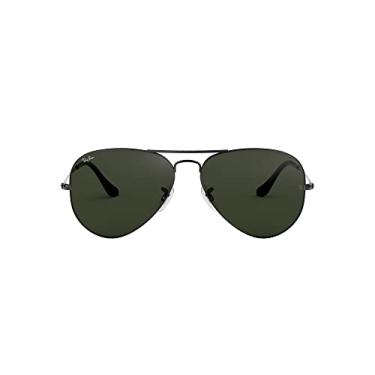 Imagem de Óculos de sol Ray-Ban RB3025 Classic Aviator, Gunmetal/Cinza/Verde, 58 mm