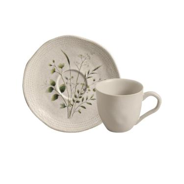 Imagem de Conjunto com 6 Xícaras de Café com Pires Orgânico Ammi 120ml