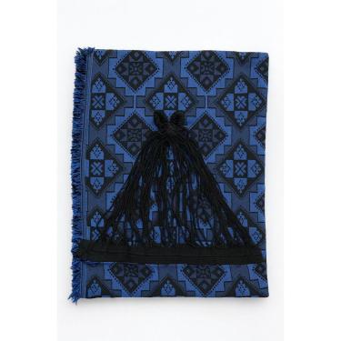 Imagem de Kit C/2 Redes de Dormir Casal Indiana Reforçadas Gigantes 4m – Rede de Descanso para Varanda, Jardim e Quarto | Atacado Confortável e Durável(KIT C/2 260x160 Azul c/preto)