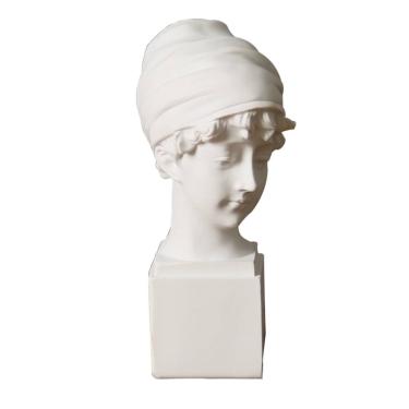 Imagem de Estatueta de resina Sculpture British Girl de 15 cm para decoração de casa