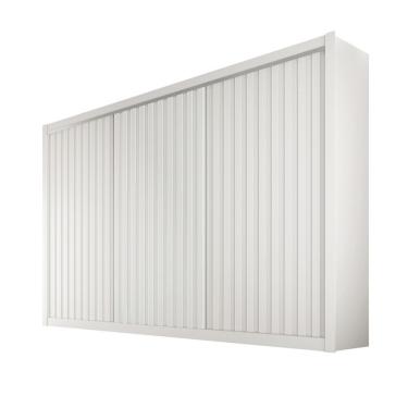 Imagem de Guarda Roupa 3 Portas York 100% Mdf Móveis Europa Branco Acetinado