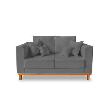 Imagem de Sofá Viena Beny 2 Lugares Linho Grafite