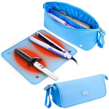 Imagem de Bolsa de viagem Hair Tools com tapete resistente ao calor, bolsa portá
