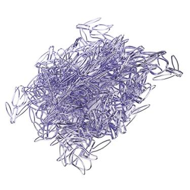 Imagem de Akozon 50pcs Clipes de Papel de Tulipa Roxa - Clipes de Metal de Design de Flores Fofos para Cadernos, Marcadores e Organização de Memorando