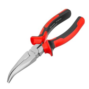 Imagem de Mtx Alicate Bico Meia Cana Curvo Nickel 7 Pol. - 180 Mm Niquel